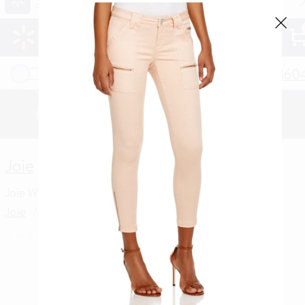 Joie Womens Park Twill Mid-Rise Skinny Jeans